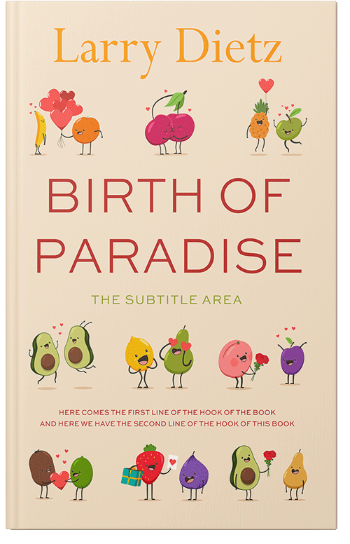 Front view of Champagne #11352 - Premade Romance Book Cover