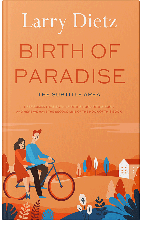 Front view of Tan Hide #11353 - Premade Romance Book Cover