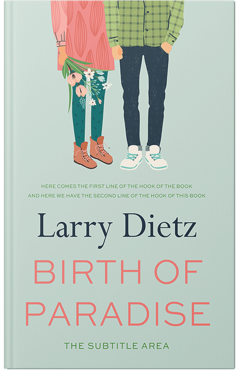 Front view of Tasman #11357 - Premade Romance Book Cover