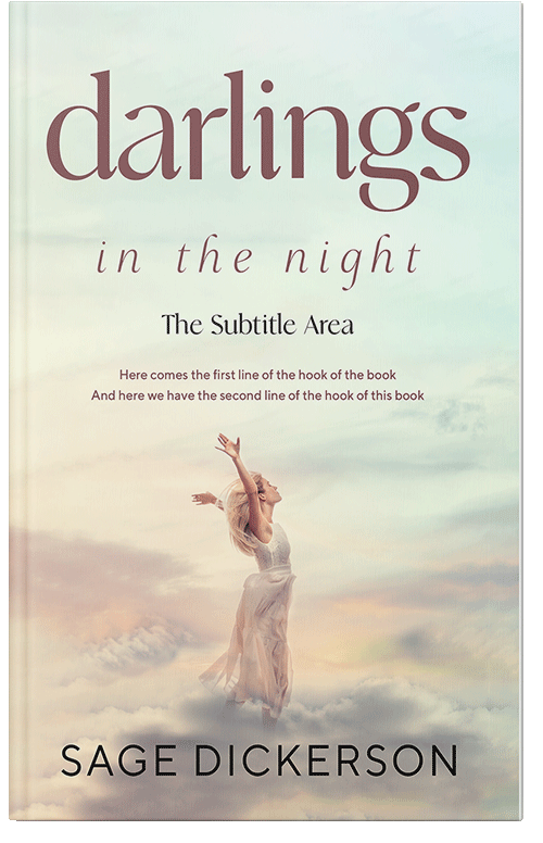 Front view of Satin Linen #11381 - Premade Romance Book Cover