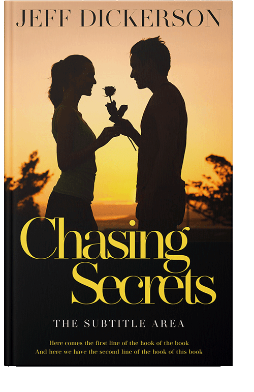 Front view of Golden Sand #11386 - Premade Romance Book Cover