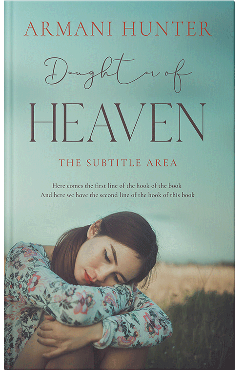 Front view of Shadow Green #11399 - Premade Romance Book Cover