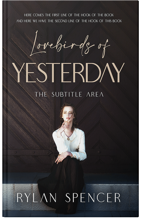 Front view of Premade Romance Book Cover - Cocoa Brown