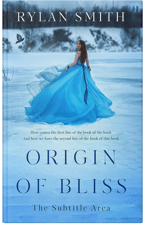 Front view of Cornflower #11416 - Premade Romance Book Cover