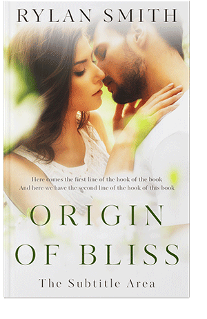 Pre Made Book Cover Ecru White