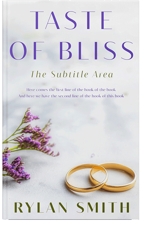 Front view of Athens Gray #11423 - Premade Romance Book Cover