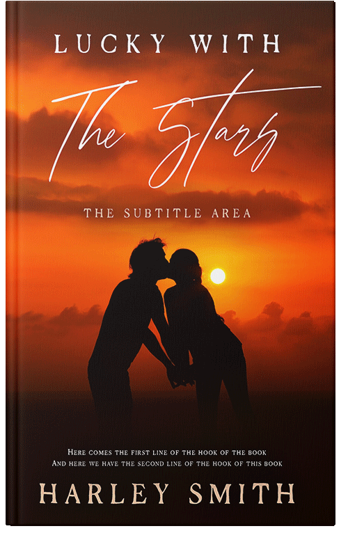 Front view of Graphite #11437 - Premade Romance Book Cover