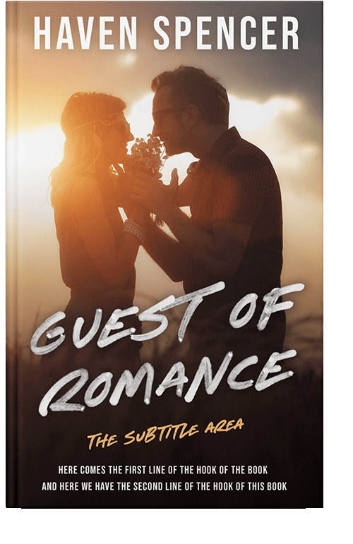 Front view of Calico #11449 - Premade Romance Book Cover