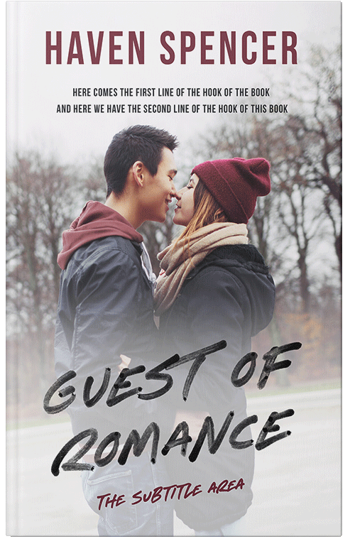 Front view of Premade Romance Book Cover - Bon Jour