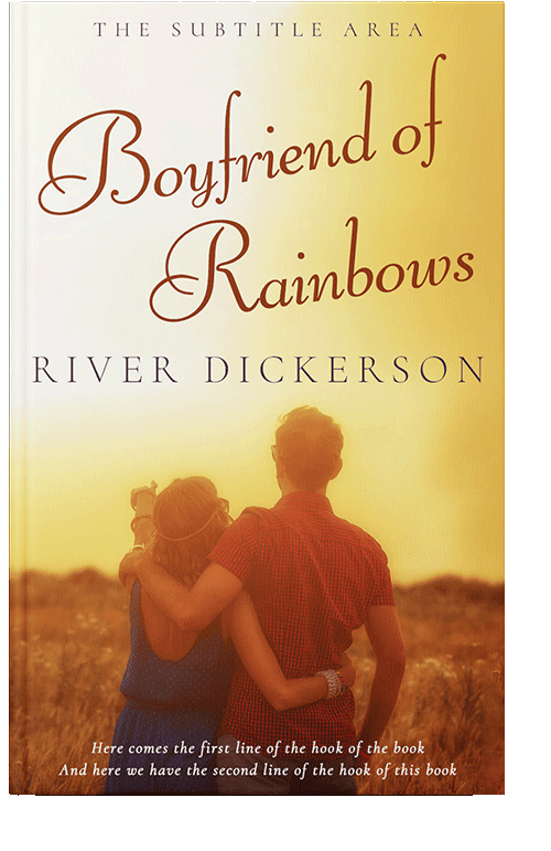 Front view of Cognac #11455 - Premade Romance Book Cover