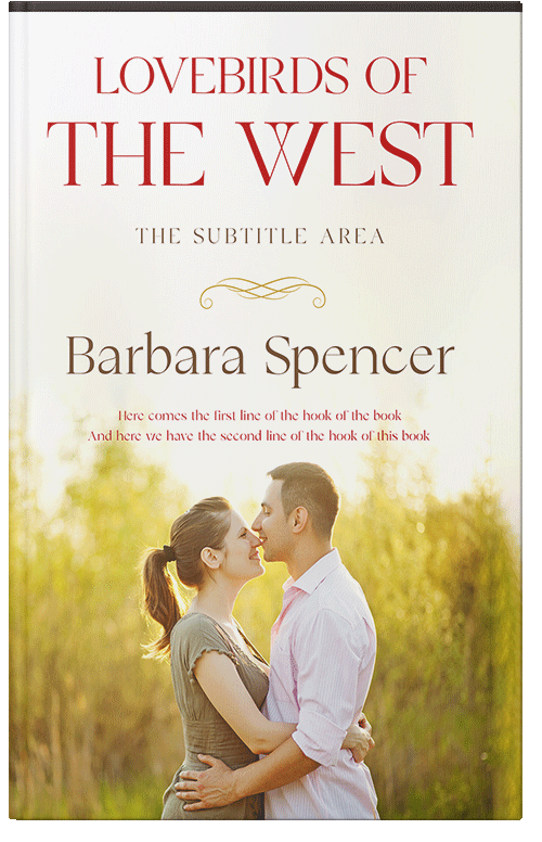 Front view of Premade Romance Book Cover - Roti