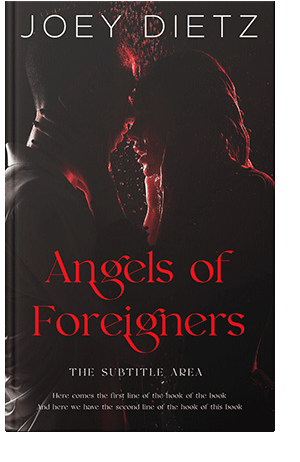 Pre Made Book Cover Cocoa Brown