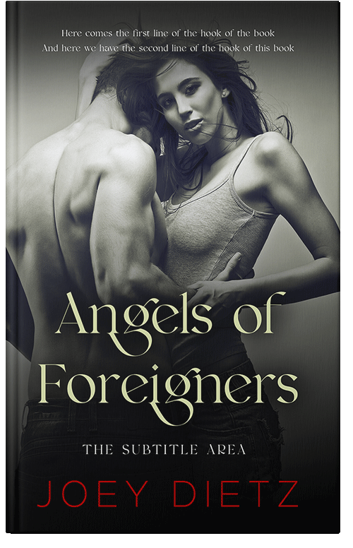 Front view of Premade Erotica Book Cover - Ash