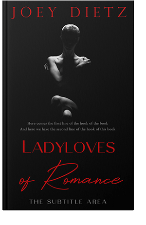 Pre Made Book Cover Black