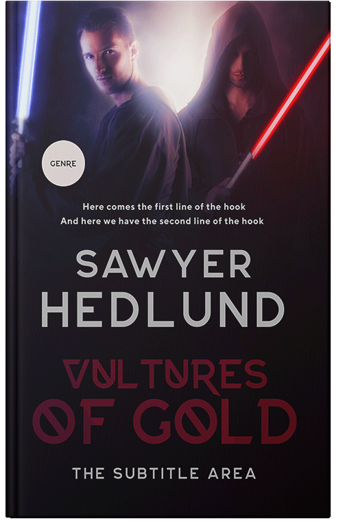 Front view of Cold Turkey #11546 - Premade Fantasy Book Cover