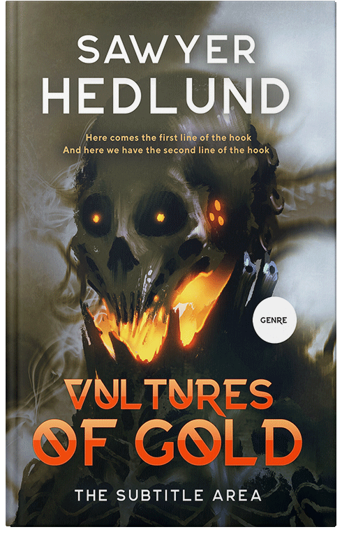 Front view of Rangitoto #11549 - Premade Fantasy Book Cover