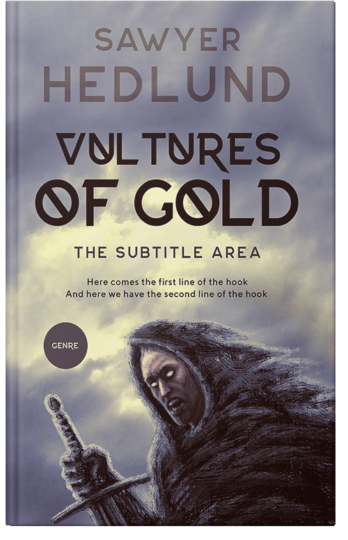 Front view of Mountain Mist #11553 - Premade Fantasy Book Cover