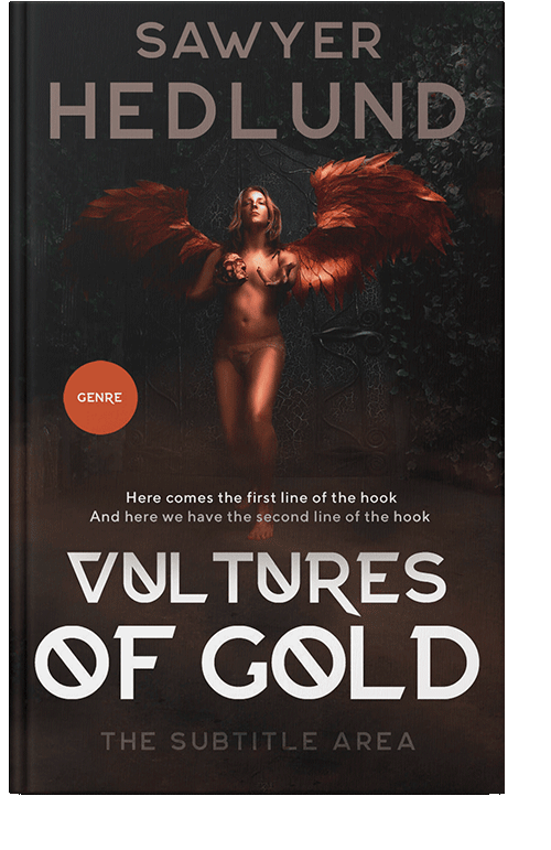 Front view of Gondola #11554 - Premade Fantasy Book Cover