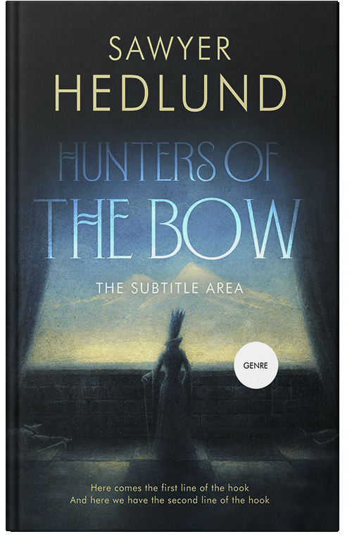 Front view of Rainee #11555 - Premade Fantasy Book Cover