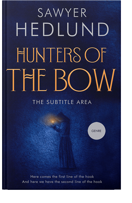 Front view of Deep Cove #11556 - Premade Fantasy Book Cover