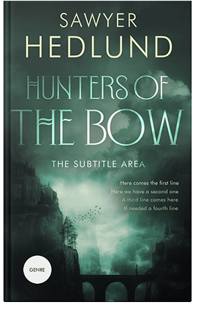 Pre Made Book Cover Timber Green