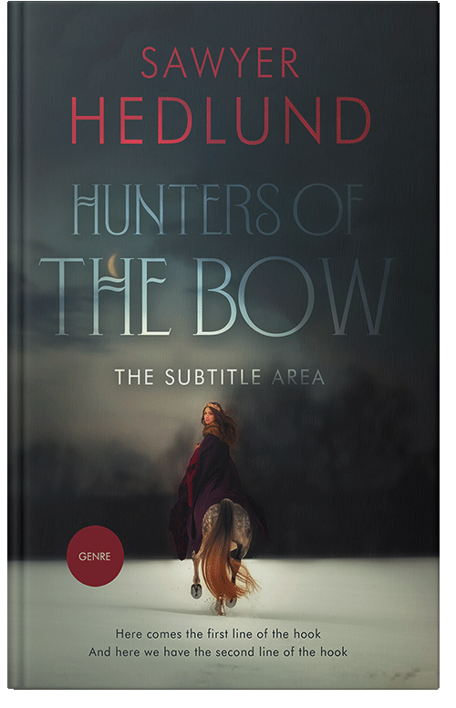 Front view of Premade Historical Book Cover - Shark