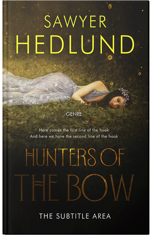 Front view of Eternity #11562 - Premade Fantasy Book Cover