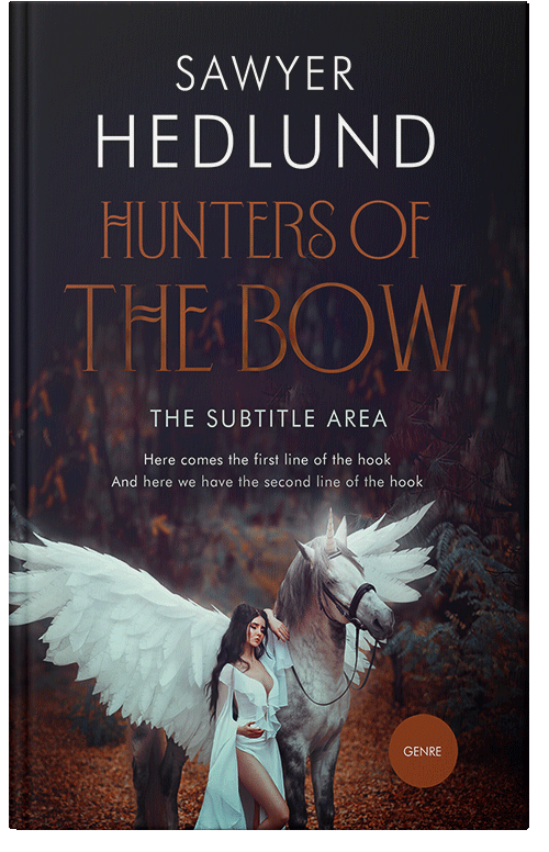 Front view of Green Spring #11563 - Premade Fantasy Book Cover