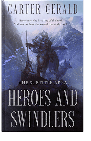 Pre Made Book Cover Periwinkle Gray