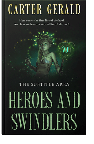 Pre Made Book Cover Racing Green