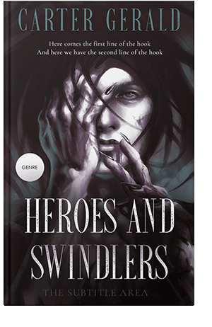 Pre Made Book Cover Cocoa Brown