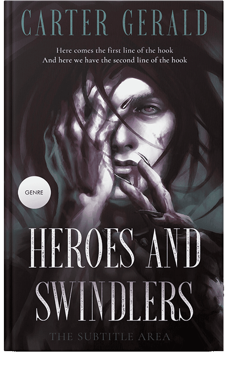 Front view of Cocoa Brown #11571 - Premade Fantasy Book Cover