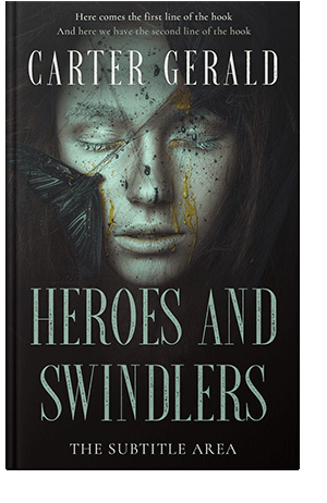 Pre Made Book Cover Cod Gray