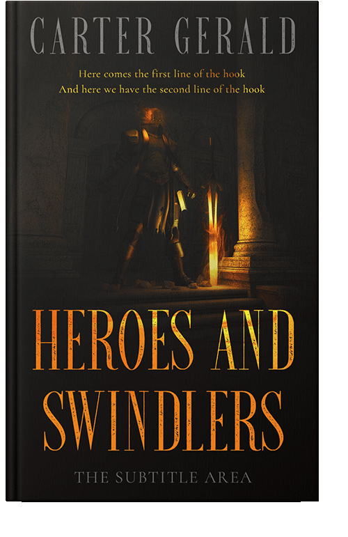 Front view of Zeus #11575 - Premade Fantasy Book Cover