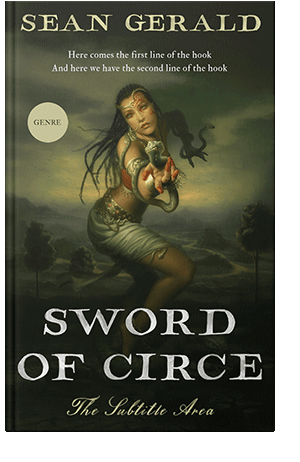 Pre Made Book Cover Black Olive