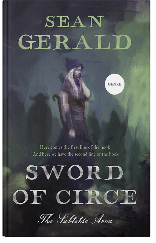 Front view of Tuna #11579 - Premade Fantasy Book Cover