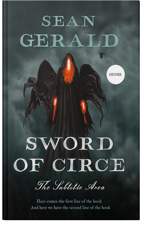 Front view of Outer Space #11583 - Premade Fantasy Book Cover