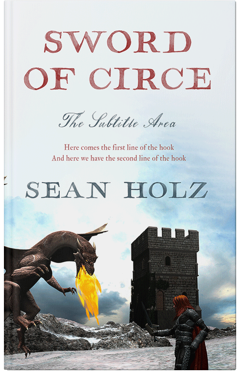 Front view of Premade Fantasy Book Cover - Tuatara