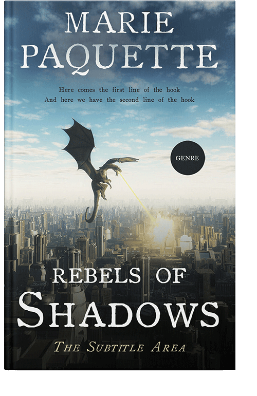 Front view of Ebony Clay #11593 - Premade Science Fiction Book Cover