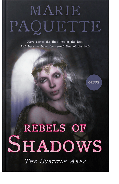 Front view of Woodsmoke #11595 - Premade Fantasy Book Cover