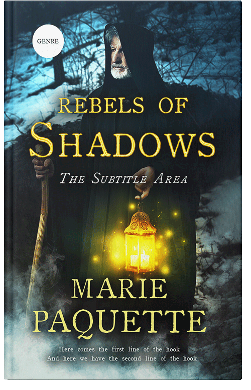 Front view of Deco #11600 - Premade Fantasy Book Cover