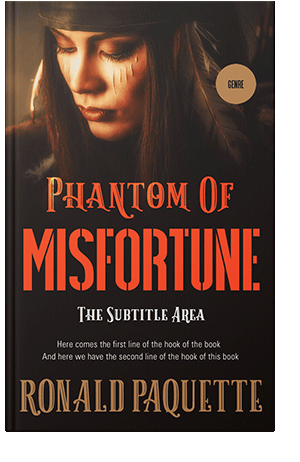 Pre Made Book Cover Red Damask