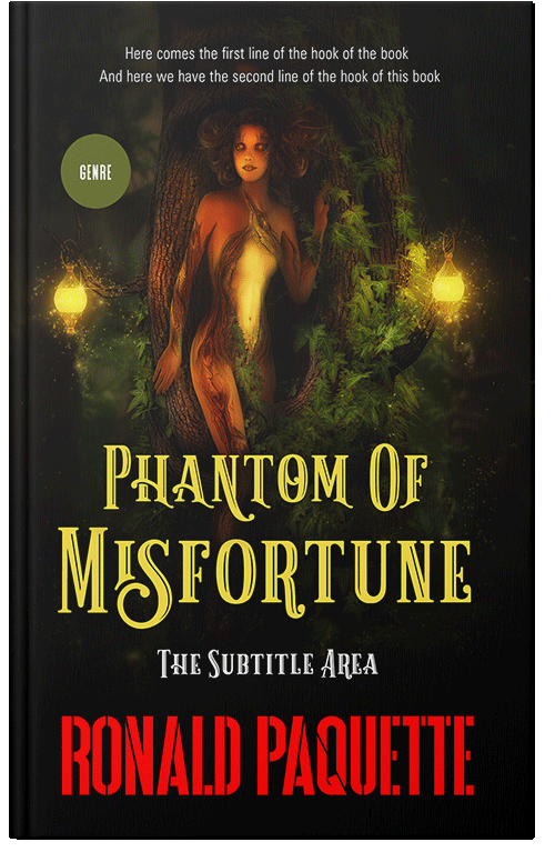 Front view of Zest #11602 - Premade Fantasy Book Cover