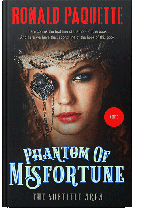 Front view of Japonica #11608 - Premade Fantasy Book Cover