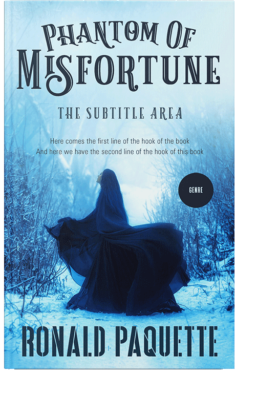 Front view of Biscay #11610 - Premade Fantasy Book Cover