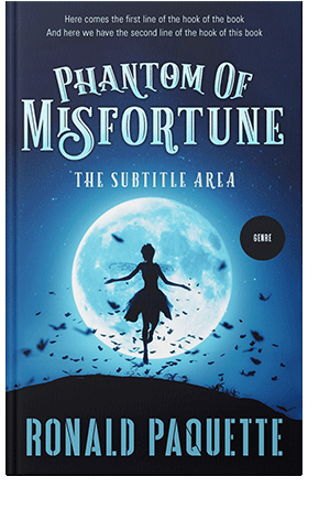 Pre Made Book Cover Ebony