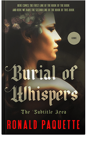 Pre Made Book Cover Antique Brass