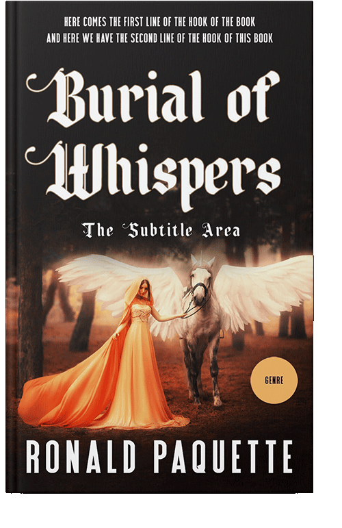 Front view of Night Rider #11616 - Premade Fantasy Book Cover