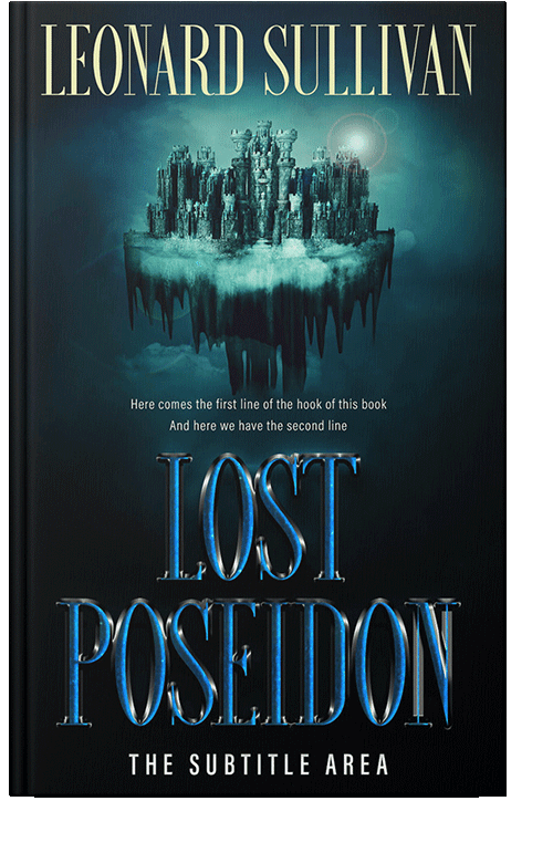 Front view of Black Pearl #11624 - Premade Science Fiction Book Cover