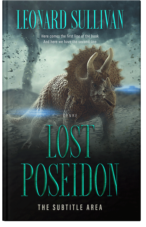 Front view of Outer Space #11629 - Premade Fantasy Book Cover